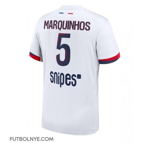 Camiseta Paris Saint-Germain Marquinhos #5 Visitante Equipación 2025-26 manga corta